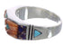 Authentic Southwest Oyster Shell Multicolor Ring Size 8-1/4 AX37263